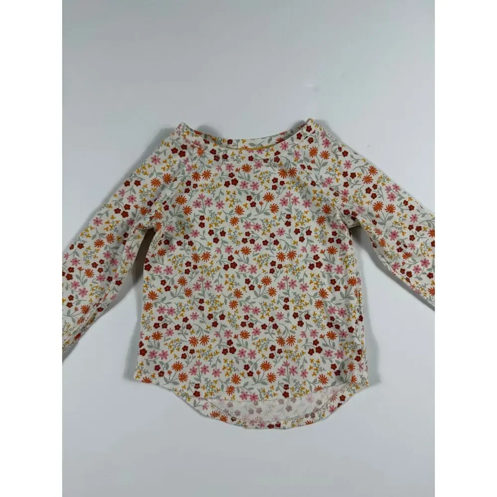 Cat & Jack Fall Floral Top & Leggings Set Size 2